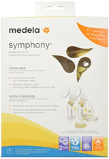 Kit de bomba de mama, sistema de bombeo doble de Medela Symphony, Transparente