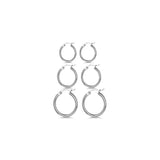 Aretes de plata para mujeres