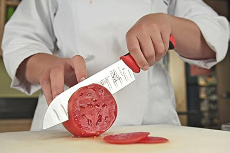 Cuchillo Santoku 7, Rojo