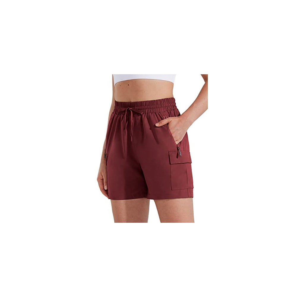 Shorts de senderismo tipo cargo para mujer talla XXL