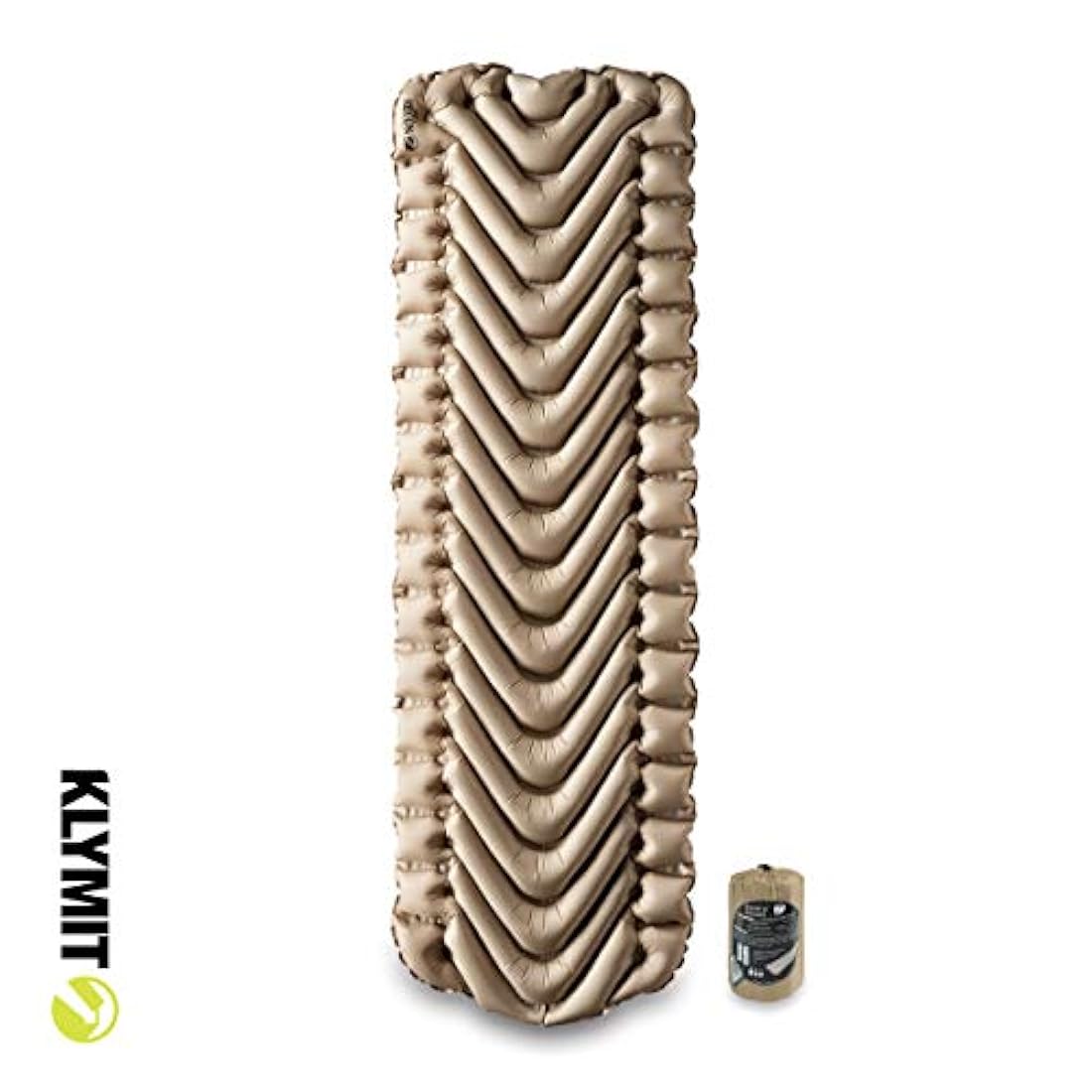 KLYMIT STATIC V - Almohadilla de dormir ligera y cómoda