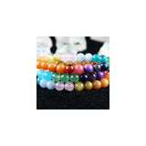 Pulseras y tobilleras de piedras preciosas naturales