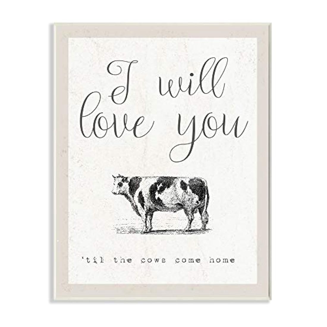 La Stupell cuadro decoracion pared tema vaca