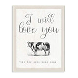 La Stupell cuadro decoracion pared tema vaca