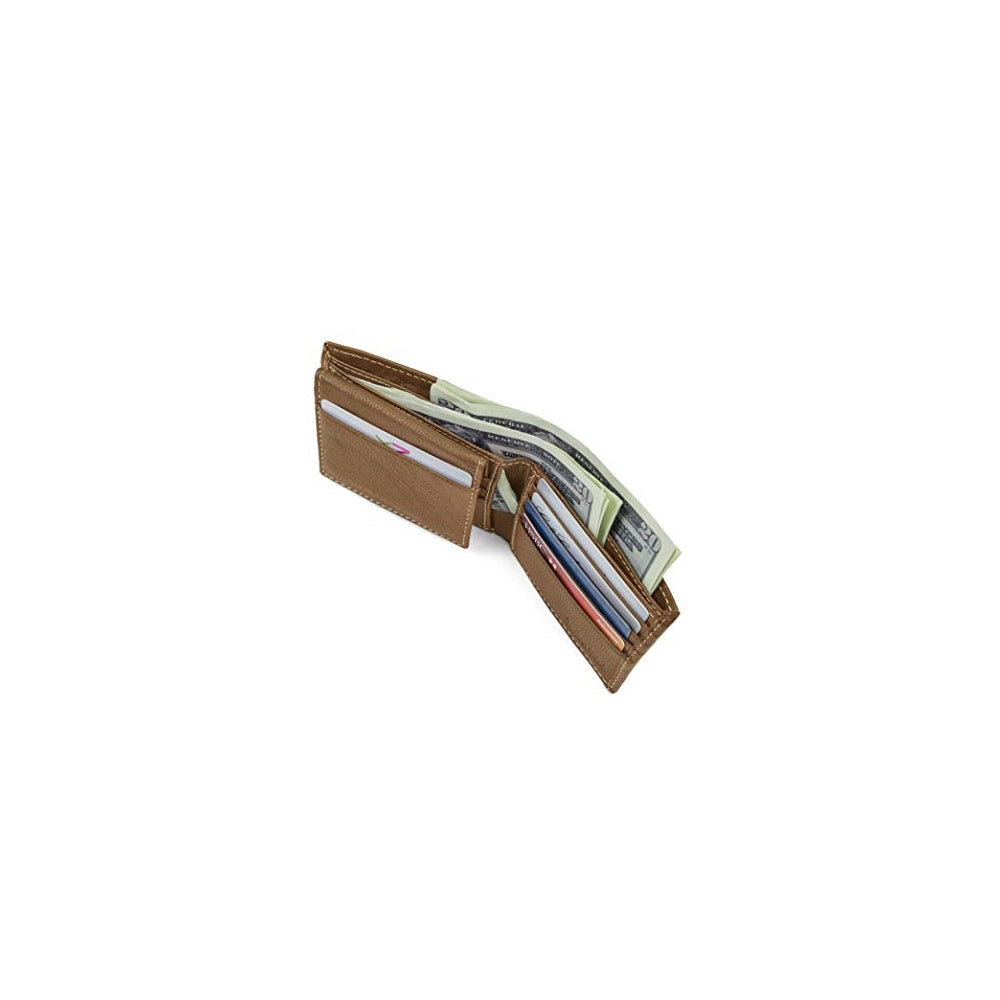 Billetera de seguridad para hombre con bloqueo RFID