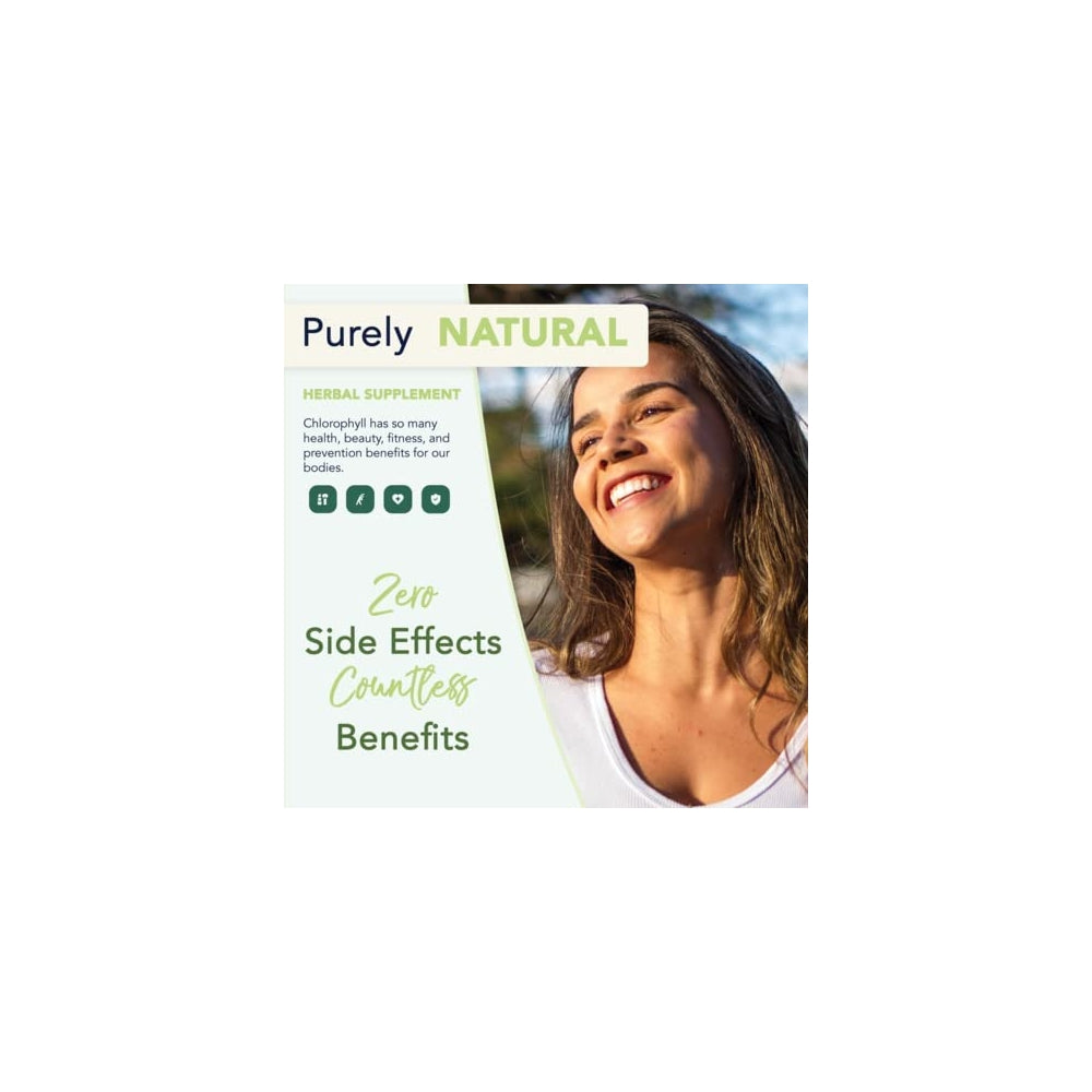 Suplemento Clorofila líquida orgánica  natural 30ml