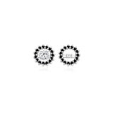Aretes Circonita cúbica redonda extraíble para mujeres