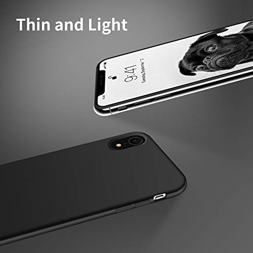 OTOFLY - Funda protectora para iPhone XR (sedosa y suave al tacto), de goma de silicona suave de alta calidad, protección total antigolpes, compatible con iPhone XR de 6.1 pulgadas de Apple
