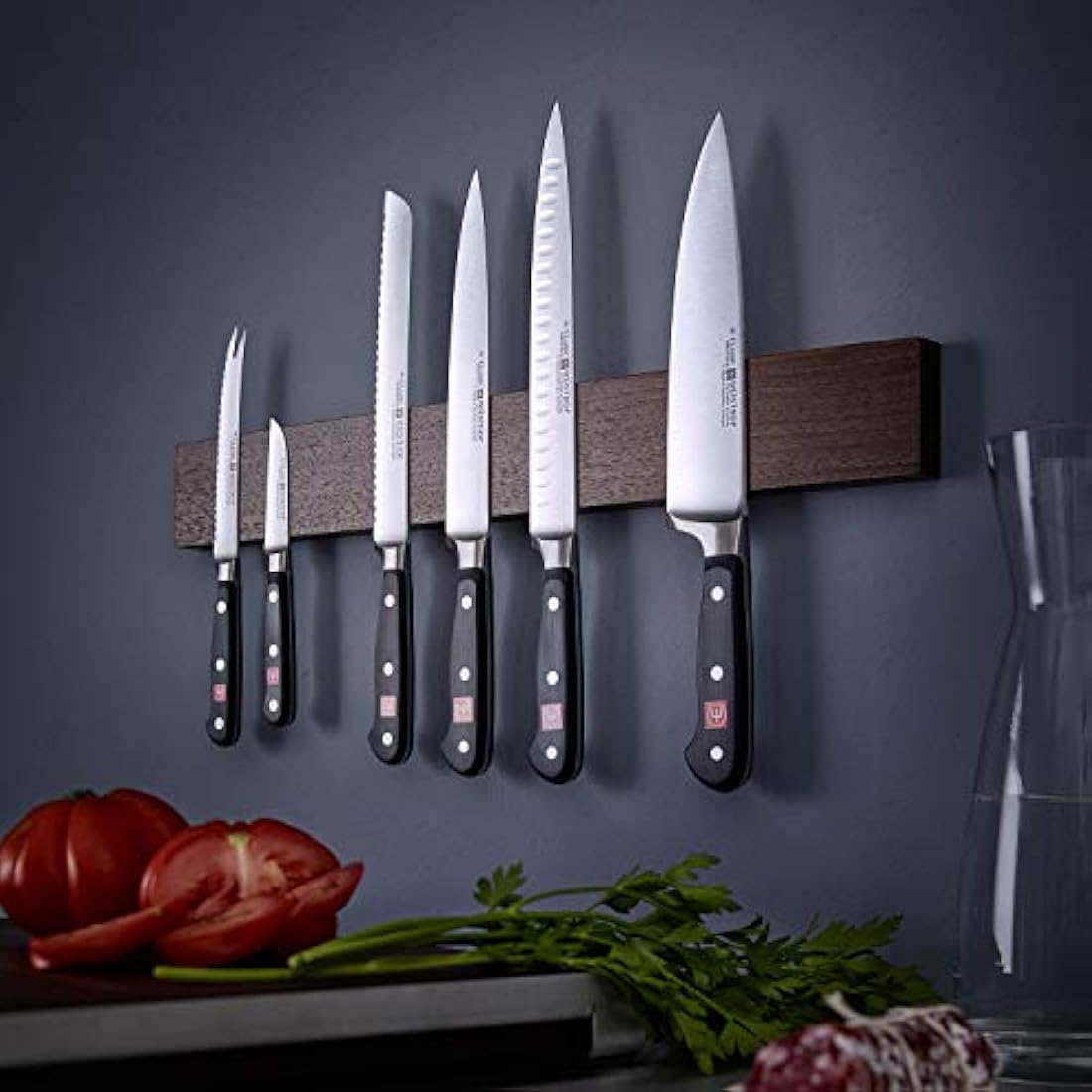 WÜSTHOF 4582/20 - Cuchillo de chef, 8.0 in, color negro