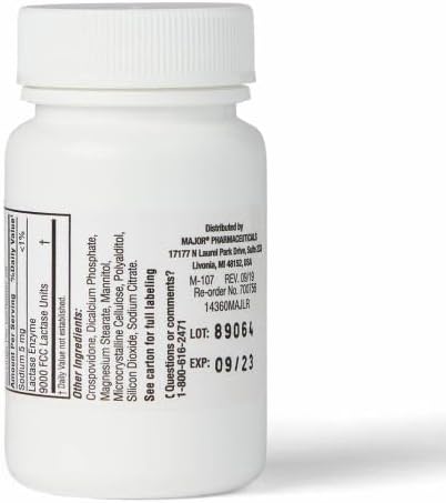 Suplementos de enzima lactasa de ayuda láctea genérico 120 u
