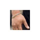 Pulseras de cadena Figaro para hombres y mujeres