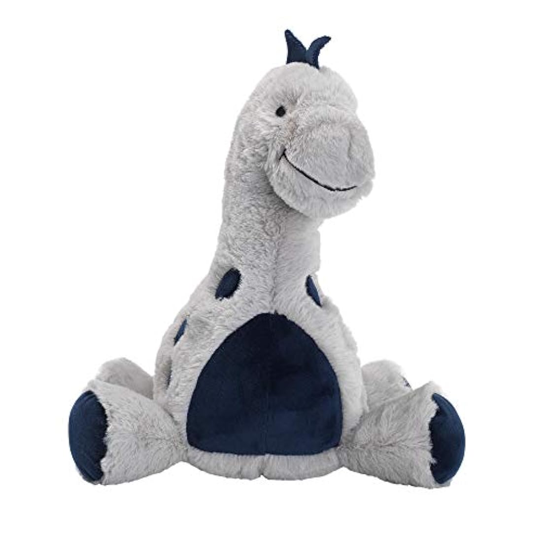 Peluches peluche de dinosaurio azul y gris