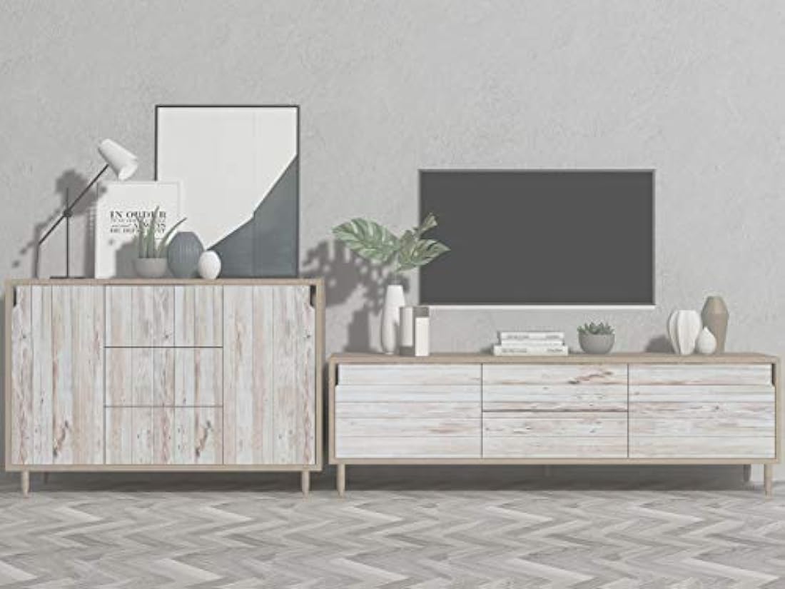Abyssaly Papel pintado de madera autoadhesivo para pared