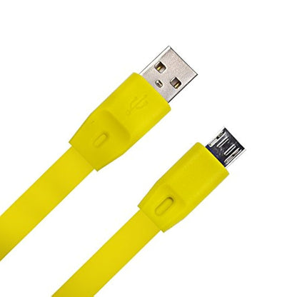 Asobilor - Micro USB cargador rápido cordón plano de Cable