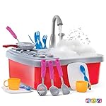 Juego de 17 fregaderos de cocina con agua corriente