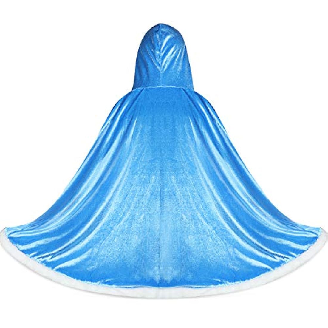 Capa de piel con capucha para disfraz de princesa