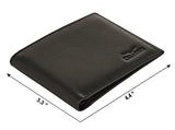 Cartera delgada Bifold para hombres de cuero genuino