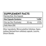 Suplemento de zinc bien absorbido