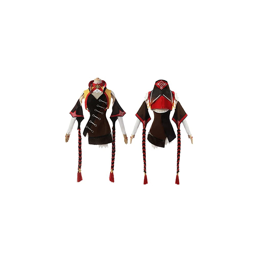 Disfraz  Keqing y Amber de Genshin Impact talla S