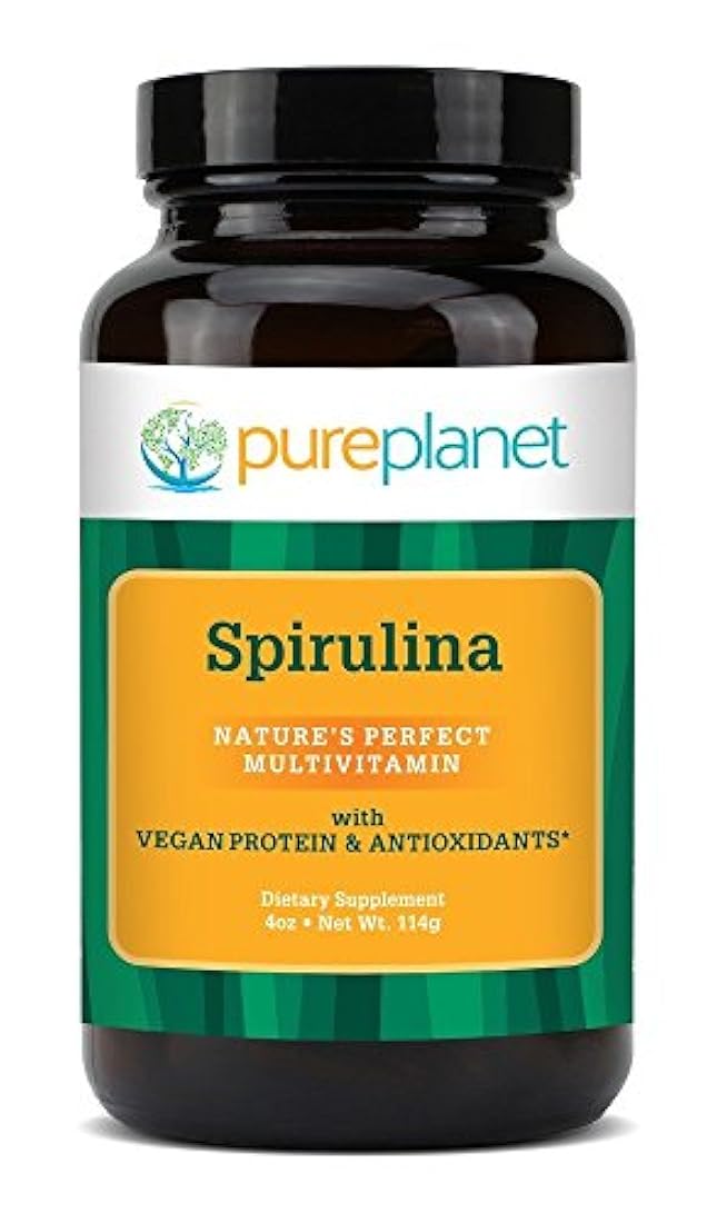 Planet Premium Spirulina en polvo puro – -4 oz