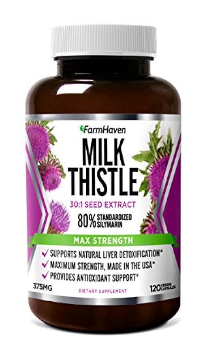 Cápsulas de cardo de leche FarmHaven