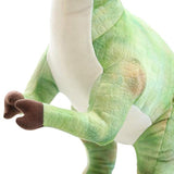 Peluche de T-Rex color verde y blanco de 23.6 in. Leven