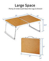 Mesa plegable para computadora portátil para cama SUVANE