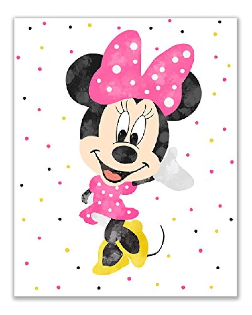 Juego de 4 fotos de Mickey Mouse (8 x 10 pulgadas)