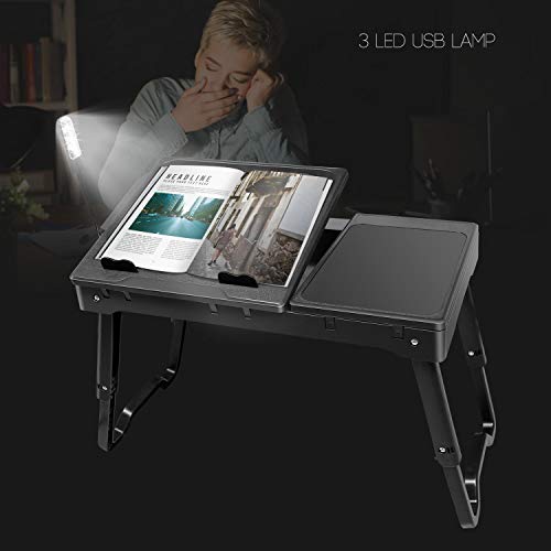 Moclever - Mesa para laptop para cama, multifuncional