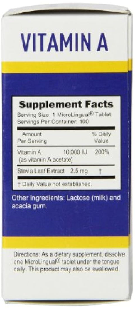 Superior fuente vitamina A 10,000 iu, 100 unidades