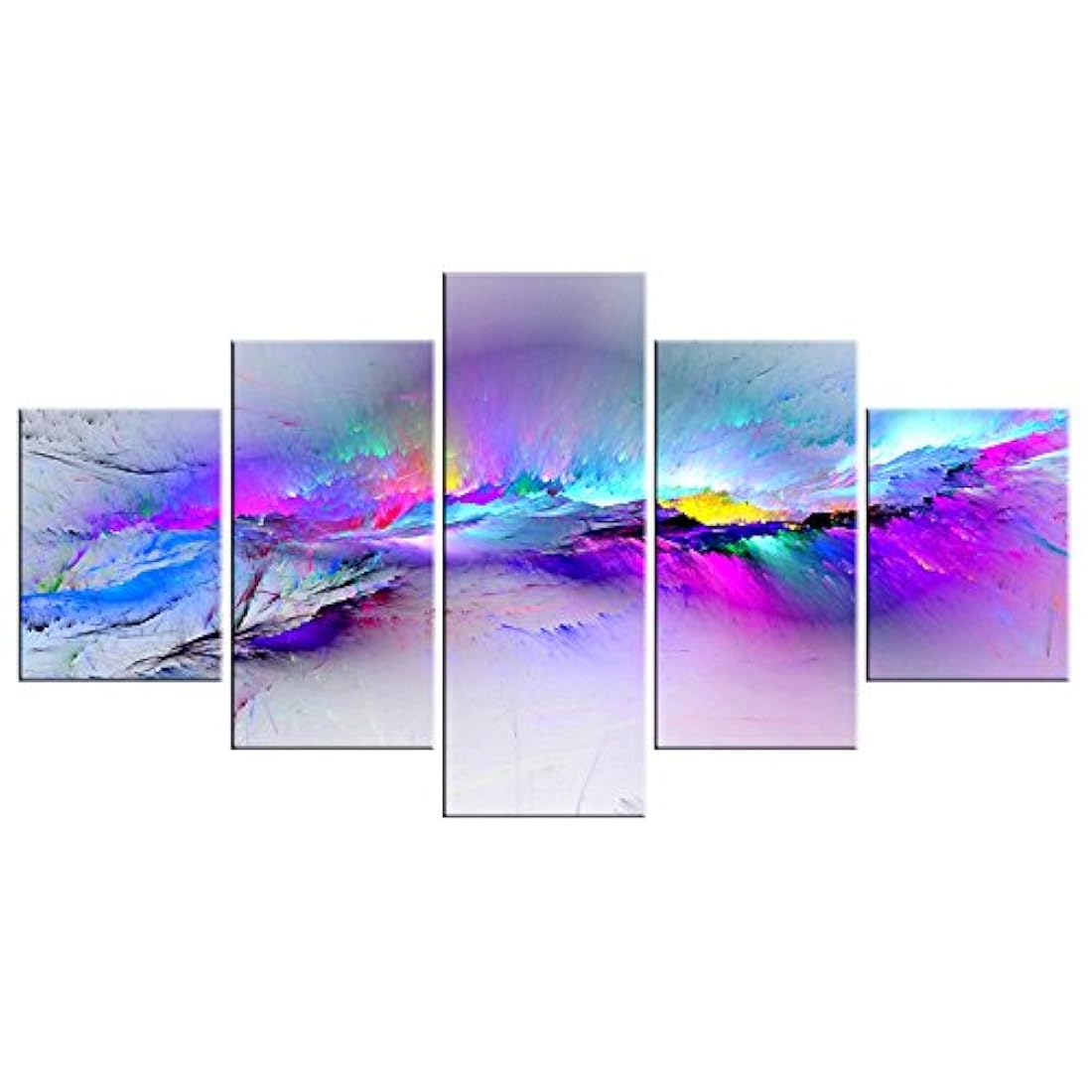 Wieco Art: cuadros impresos de colores cambiantes