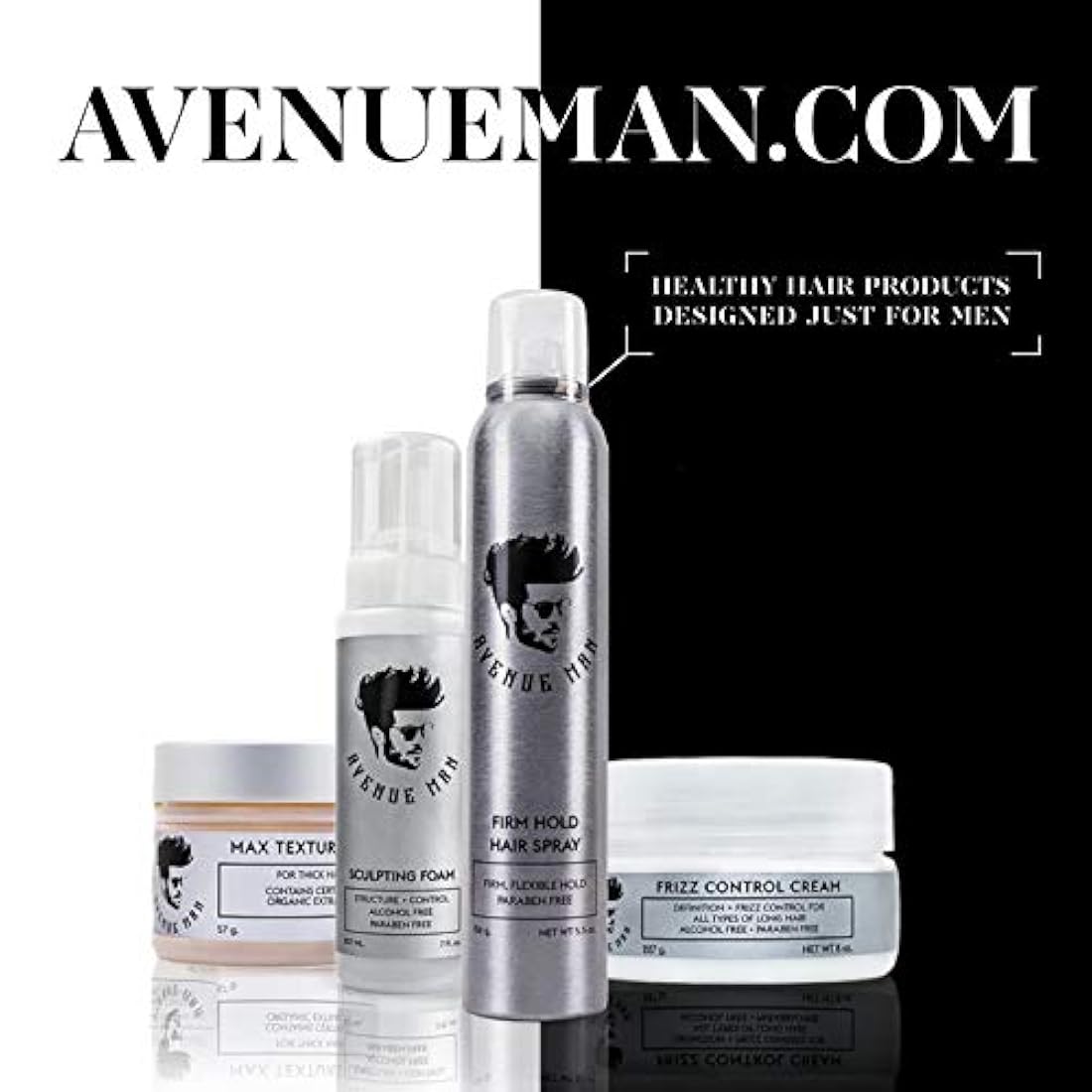 Avenue Man Hair Products - Espuma para esculpir para hombres