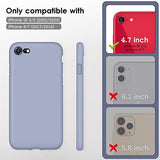 Funda de silicona líquida protectora suave y sedosa