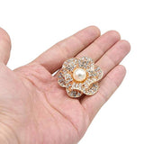 eGlomart kit de 9 broches con diamantes de imitación