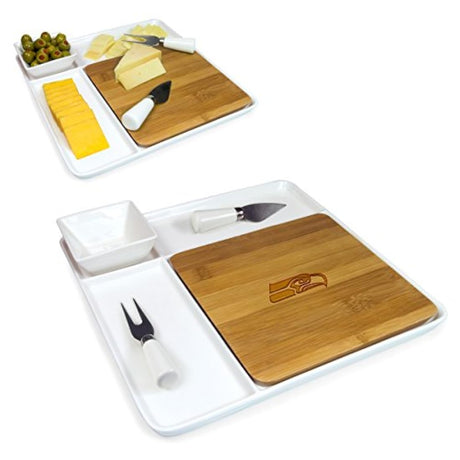 Bandeja para servir con herramientas de tabla de cortar