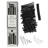 carbonilla de sauce para artistas, Negro, Assorted
