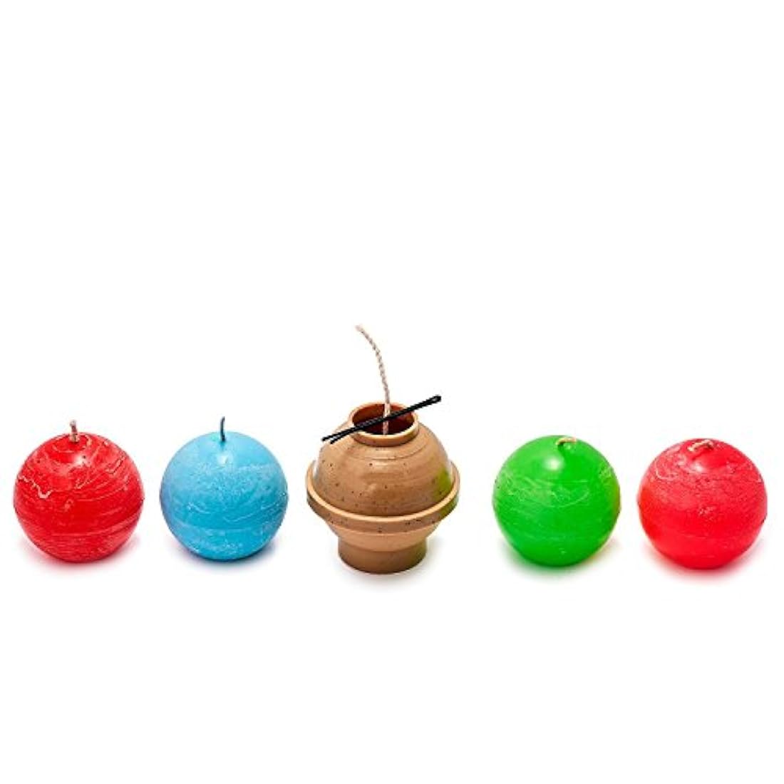 Moldes plásticos de dos cuerpos, para fabricación de velas.