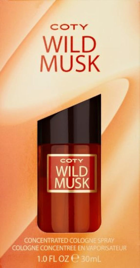 Coty Wild Colonia concentrada de almizcle en aerosol, 1 onza líquida, fragancia de mujer en un aroma floral, gran regalo para amantes de la colonia o el perfume