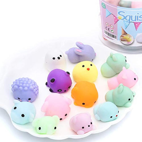 Juguetes blandos mochi para niños recuerdo de fiesta  24 und