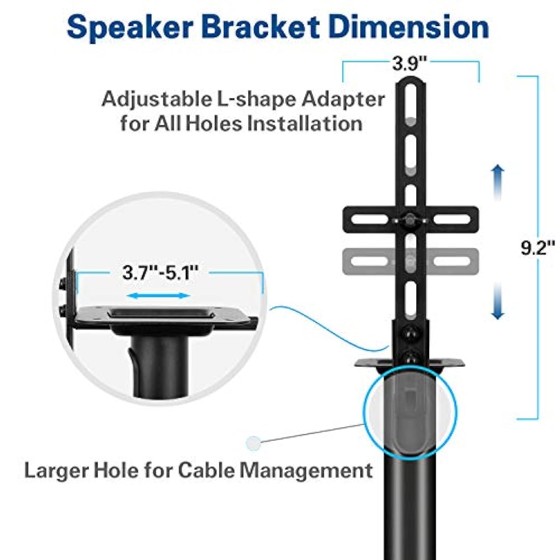 Soportes de montaje Dream para altavoces de satélite