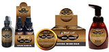 Aceite de barba de Well's de 1.0 fl oz, aceite de barba de crecimiento Mega, ingredientes 100% naturales, regalo perfecto para hombres, limpia el barro, evita el descamación, la sequedad y la picazón.