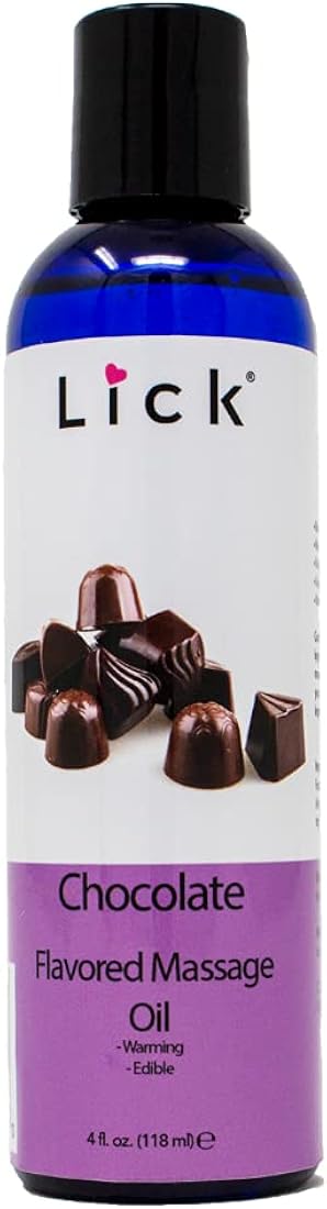 Aceite con sabor a chocolate para terapia de masaje LICK