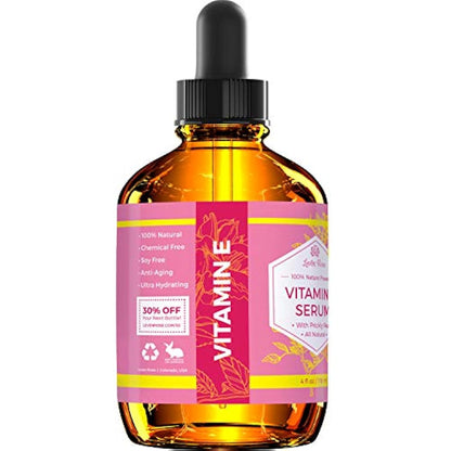 Sérum de vitamina Eorgánico para la cara la piel seca