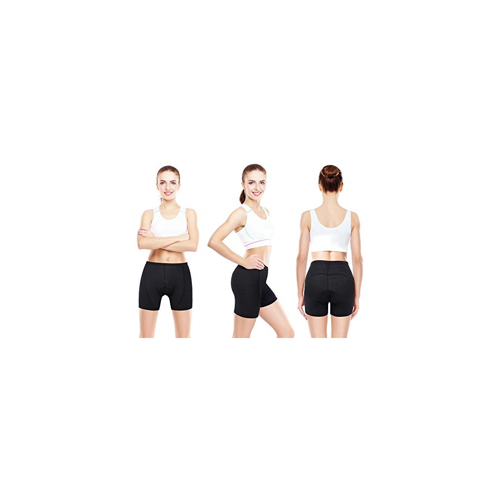 Shorts de ciclismo acolchada 3D para mujer talla XS