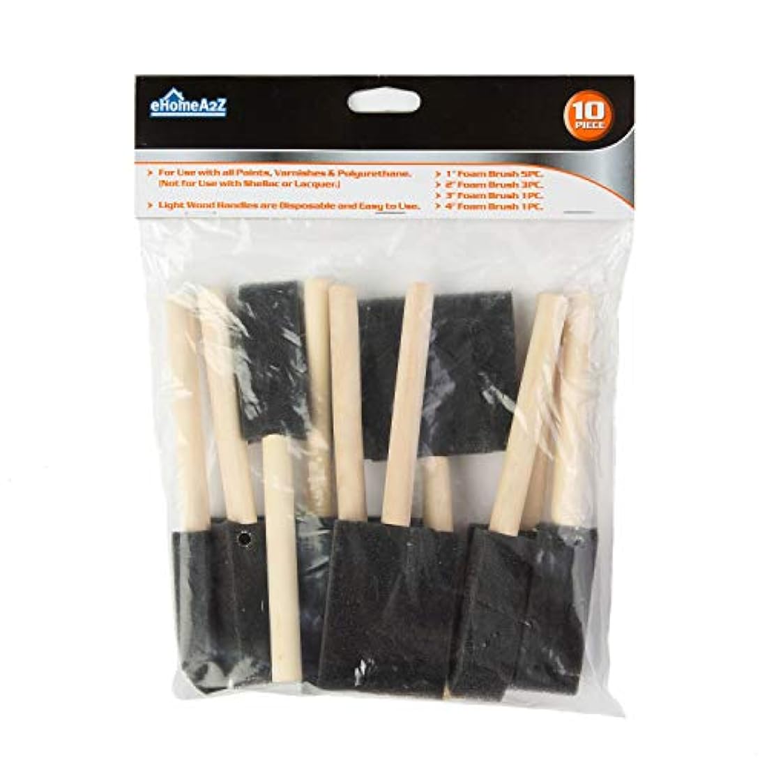 Pinceles de espuma para pintura ligera, ideal para acrílico