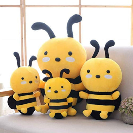 Peluche de abeja,color amarillo y negro de 10 in. Marca Pyle
