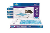 Arena para gatos de cristal.