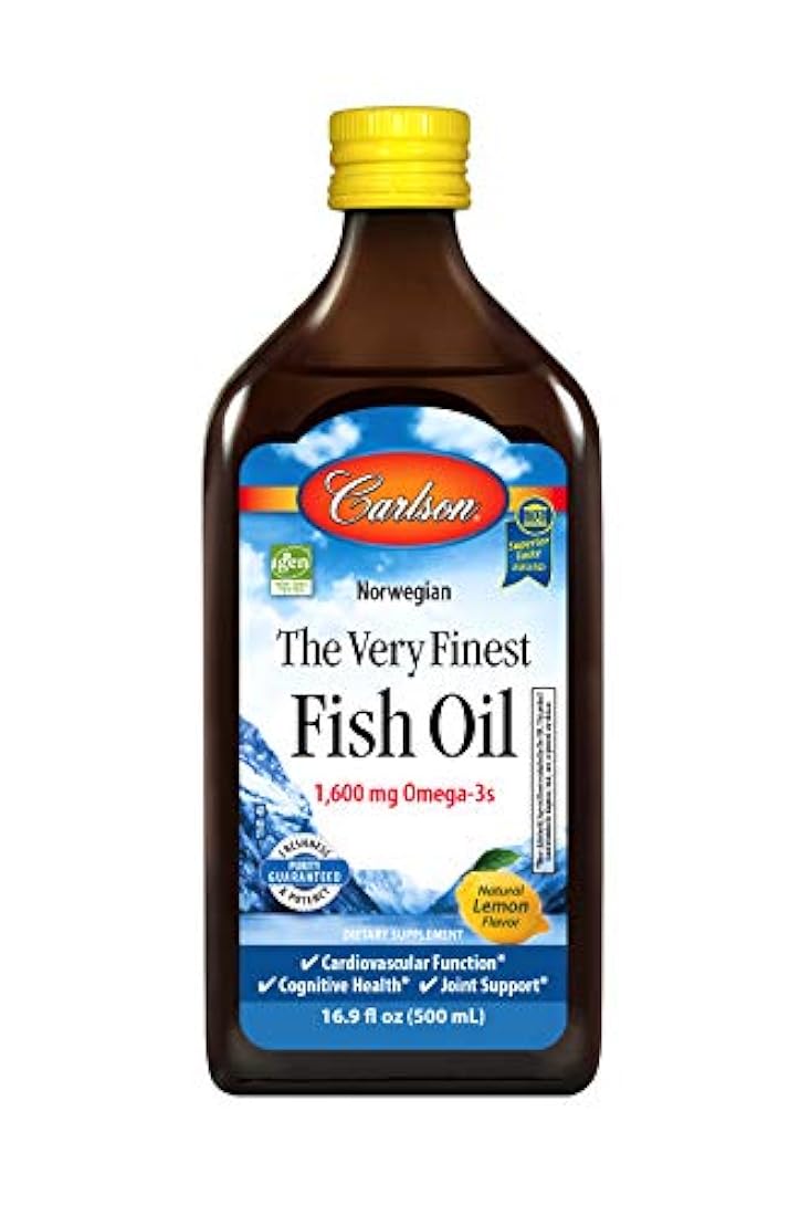 El Mejor de Todos los Aceites de Pescado de Carlson, Omega 3