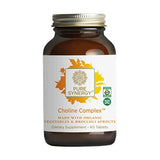 Pure Synergy Complejo de colina (60 tabletas) Vitamina de colina fabricada con vegetales y brotes orgánicos
