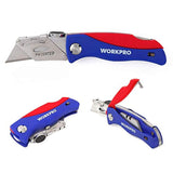 WORKPRO Cuchillo multiuso plegable con mecanismo de cambio